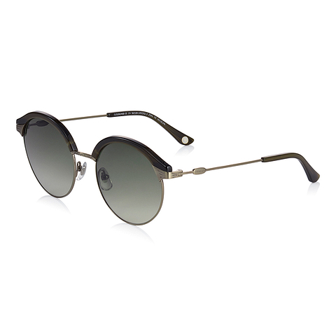 OWNDAYS | SUN Tan Brown Half Rim Browline right side