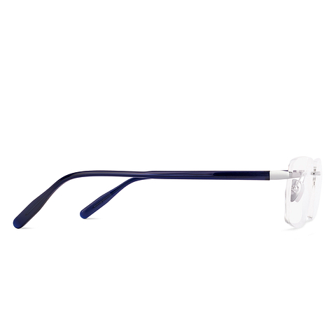 OWNDAYS Silver Rimless Rectangle left side OWNDAYS Silver Rimless Rectangle left side