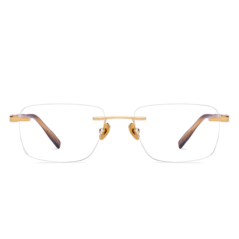 OWNDAYS Online Gold Rimless Rectangle right side OWNDAYS Online Gold Rimless Rectangle right side