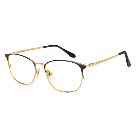OWNDAYS Black Full Rim Square left side