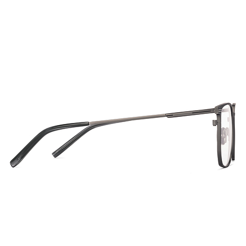 OWNDAYS Black Full Rim Square left side