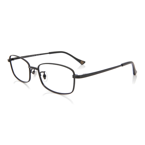 OWNDAYS | ESSENTIAL Black Full Rim Rectangle right side