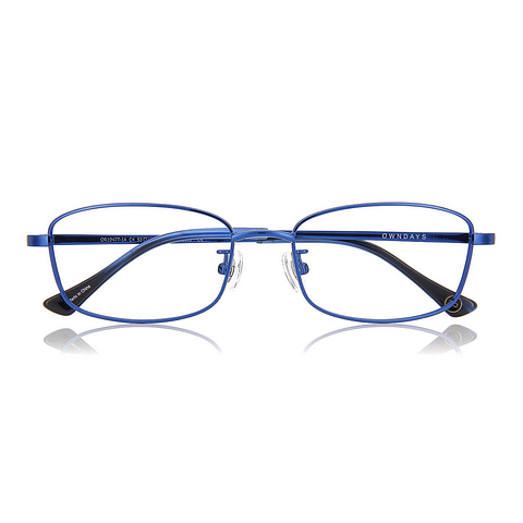 OWNDAYS | ESSENTIAL Navy Blue Full Rim Rectangle right side