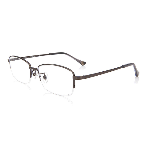 OWNDAYS | ESSENTIAL Mid Gunmetal Full Rim Rectangle right side