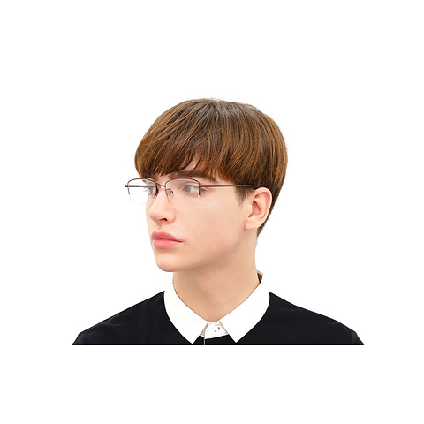 OWNDAYS | ESSENTIAL Light Brown Full Rim Rectangle right side