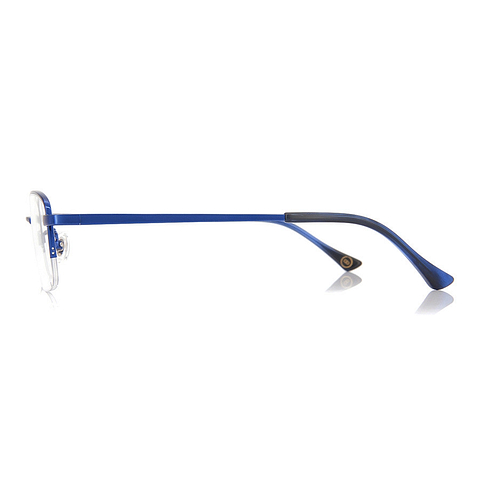OWNDAYS | ESSENTIAL Navy Blue Full Rim Rectangle left side