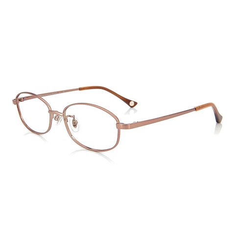 OWNDAYS | ESSENTIAL Light Brown Full Rim Barrel right side