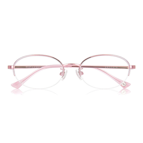 OWNDAYS | ESSENTIAL Pink Full Rim Oval right side