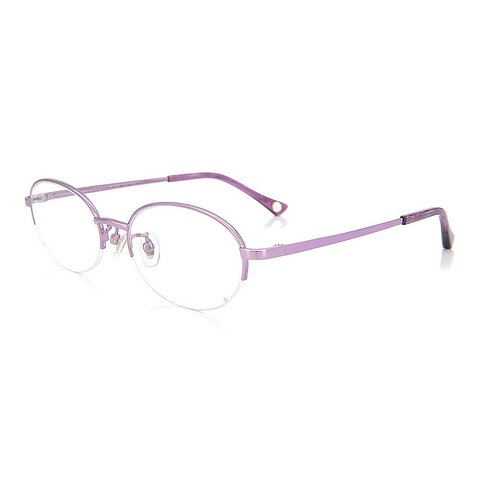 OWNDAYS | ESSENTIAL Purple Full Rim Oval right side
