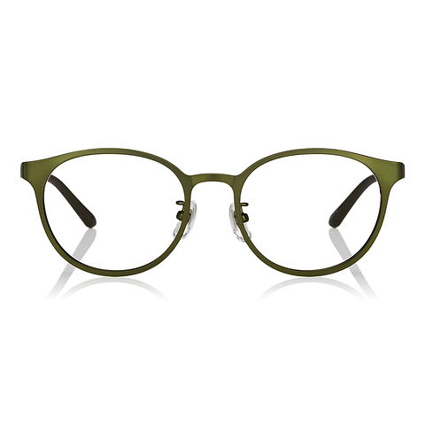 OWNDAYS | ESSENTIAL Tan Brown Full Rim Boston left side