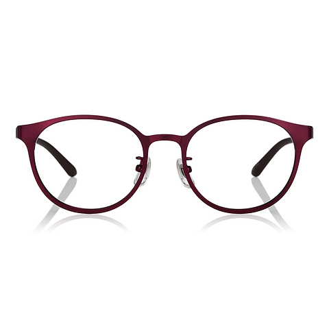 OWNDAYS | ESSENTIAL Light Brown Full Rim Boston left side