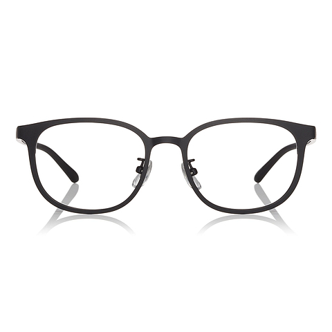 OWNDAYS | ESSENTIAL Black Full Rim Wellington left side