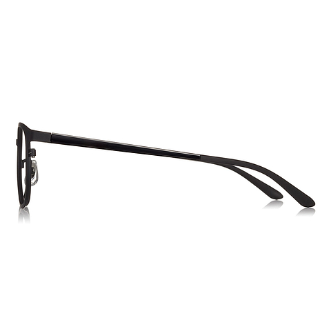 OWNDAYS | ESSENTIAL Black Full Rim Wellington left side