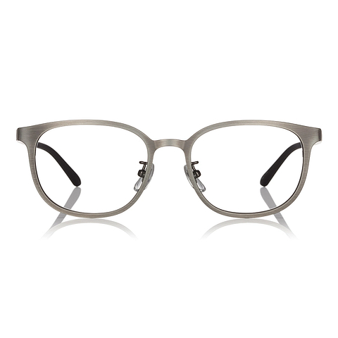 OWNDAYS | ESSENTIAL Mid Gunmetal Full Rim Wellington left side
