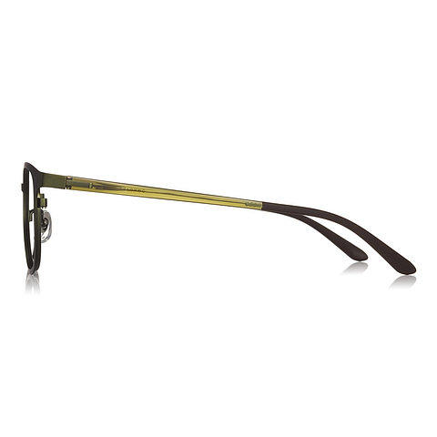 OWNDAYS | ESSENTIAL Tan Brown Full Rim Wellington left side