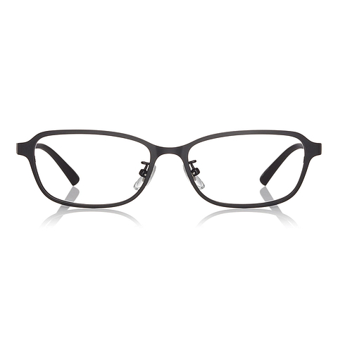 OWNDAYS | ESSENTIAL Black Full Rim Rectangle left side