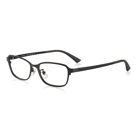 OWNDAYS | ESSENTIAL Black Full Rim Rectangle right side
