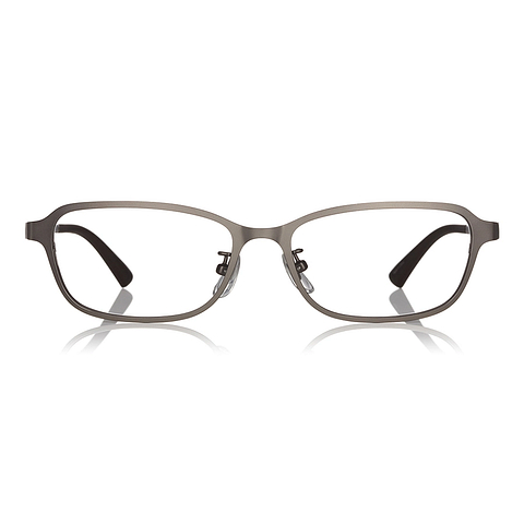 OWNDAYS | ESSENTIAL Mid Gunmetal Full Rim Rectangle left side