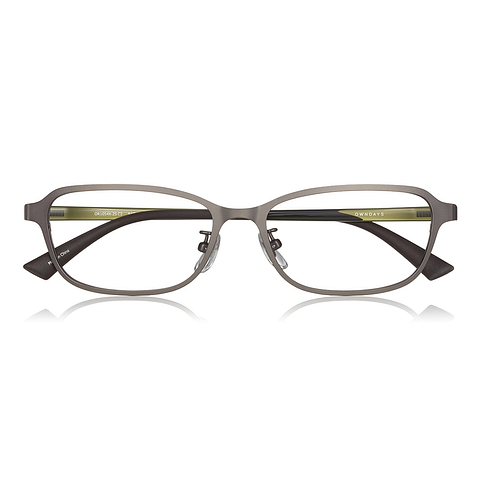 OWNDAYS | ESSENTIAL Mid Gunmetal Full Rim Rectangle right side