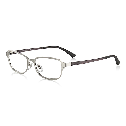 OWNDAYS | ESSENTIAL Silver Full Rim Rectangle right side