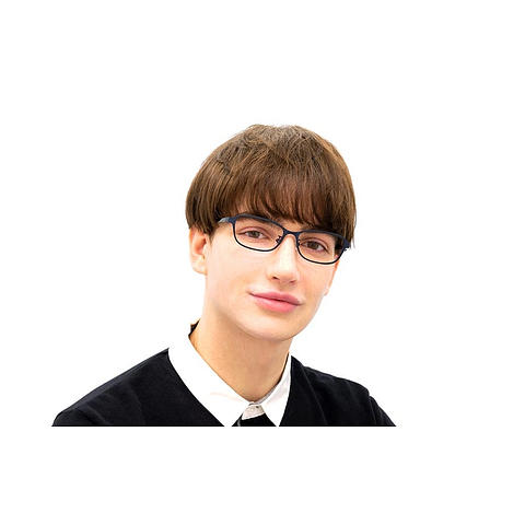 OWNDAYS | ESSENTIAL Silver Full Rim Rectangle left side