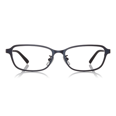 OWNDAYS | ESSENTIAL Navy Blue Full Rim Rectangle left side