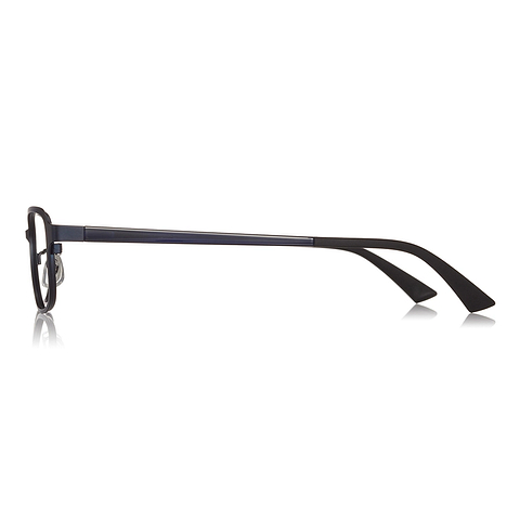 OWNDAYS | ESSENTIAL Navy Blue Full Rim Rectangle left side