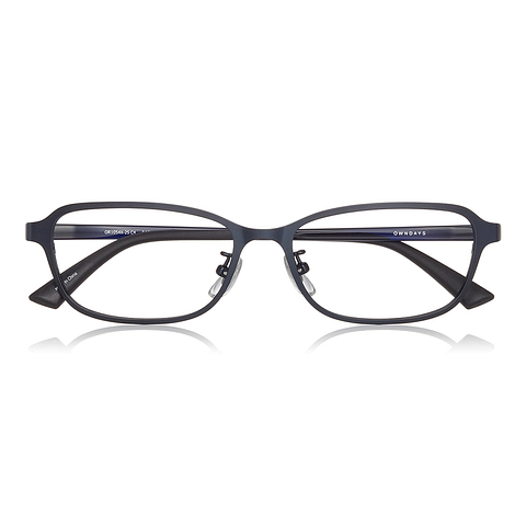 OWNDAYS | ESSENTIAL Navy Blue Full Rim Rectangle right side