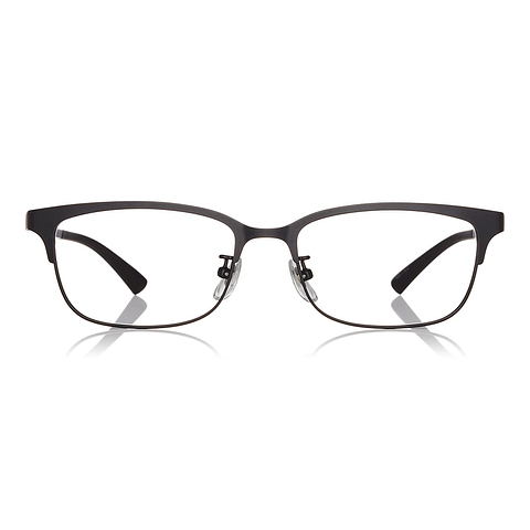OWNDAYS | ESSENTIAL Black Full Rim Rectangle left side