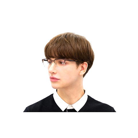 OWNDAYS | ESSENTIAL Light Brown Full Rim Rectangle right side