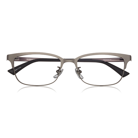 OWNDAYS | ESSENTIAL Mid Gunmetal Full Rim Rectangle right side