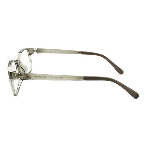 OWNDAYS | ESSENTIAL Tan Brown Full Rim Rectangle left side