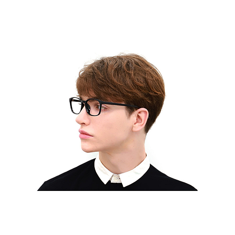 OWNDAYS | ESSENTIAL Light Brown Full Rim Boston left side