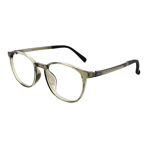 OWNDAYS | ESSENTIAL Light Gray Full Rim Boston right side