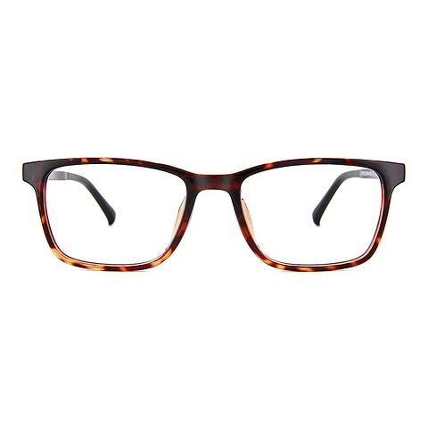 OWNDAYS | ESSENTIAL Light Brown Full Rim Wellington left side