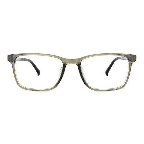 OWNDAYS | ESSENTIAL Light Gray Full Rim Wellington left side