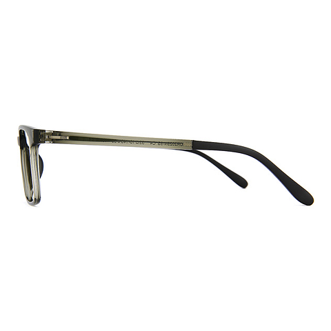 OWNDAYS | ESSENTIAL Light Gray Full Rim Wellington left side