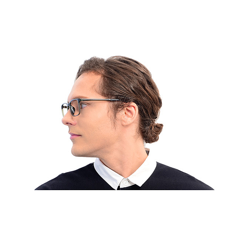 OWNDAYS | ESSENTIAL Light Gray Full Rim Wellington right side