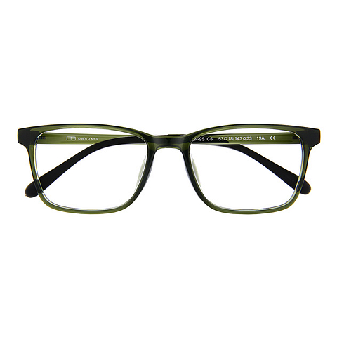 OWNDAYS | ESSENTIAL Green Full Rim Wellington right side