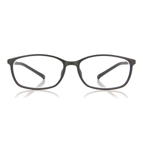 OWNDAYS | ESSENTIAL Black Full Rim Rectangle left side