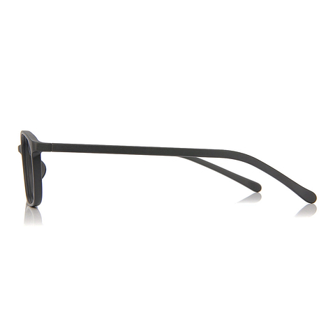 OWNDAYS | ESSENTIAL Black Full Rim Rectangle left side