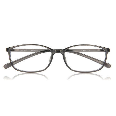 OWNDAYS | ESSENTIAL Light Gray Full Rim Rectangle right side