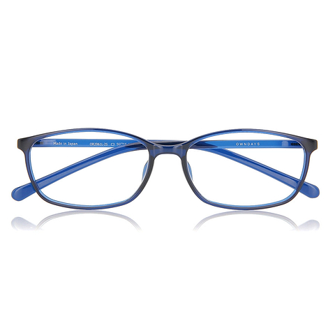 OWNDAYS | ESSENTIAL Navy Blue Full Rim Rectangle right side