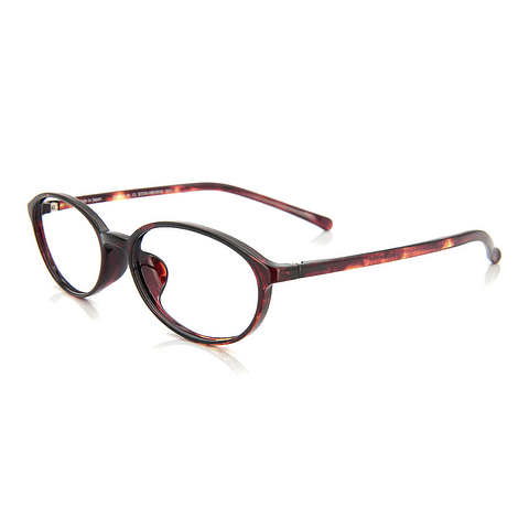 OWNDAYS | ESSENTIAL Light Brown Full Rim Oval right side