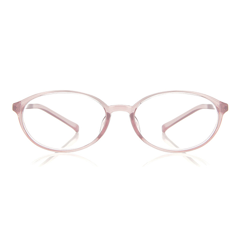 OWNDAYS | ESSENTIAL Pink Full Rim Oval left side