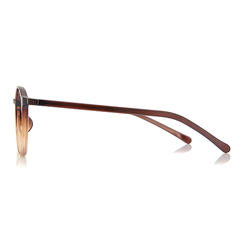 OWNDAYS | ESSENTIAL Light Brown Full Rim Boston left side