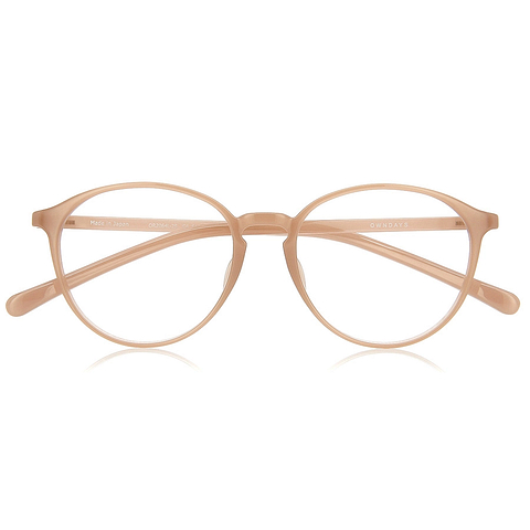 OWNDAYS | ESSENTIAL Beige Full Rim Boston right side