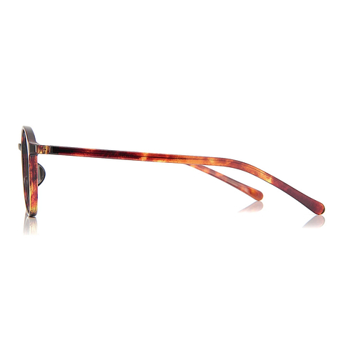 OWNDAYS | ESSENTIAL Light Brown Full Rim Boston left side