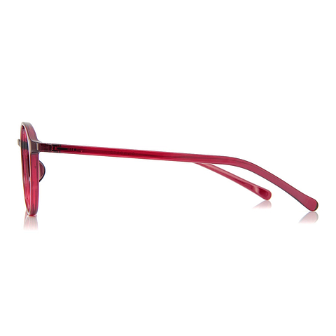 OWNDAYS | ESSENTIAL Red Full Rim Boston left side