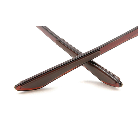 OWNDAYS | ESSENTIAL Tan Brown Full Rim Rectangle right side